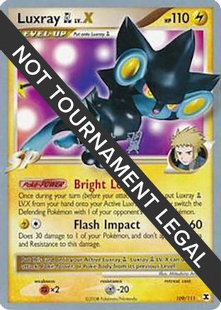 Luxray GL LV.X (109/111) (Crowned Tiger - Tsubasa Nakamura) [World Championships 2009]