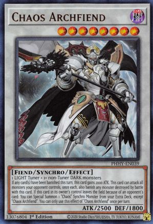 Chaos Archfiend [PHHY-EN039] Ultra Rare