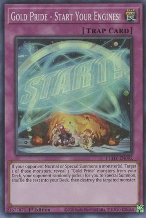 Gold Pride - Start Your Engines! [PHHY-EN092] Super Rare