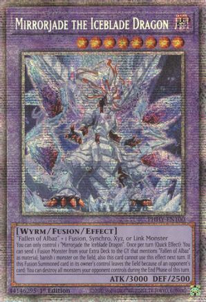 Mirrorjade the Iceblade Dragon [PHHY-EN100] Starlight Rare