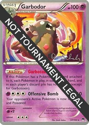 Garbodor (57/122) (Victory Map - Robin Schulz) [World Championships 2018]