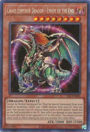 Chaos Emperor Dragon - Envoy of the End (25th Anniversary) [IOC-EN000] Secret Rare