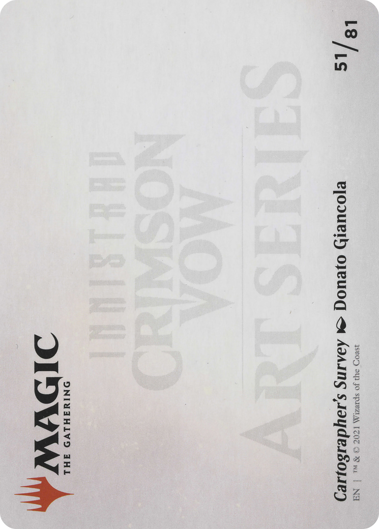 Cartographer's Survey // Cartographer's Survey (AVOW-051) - Crimson Vow Art Series (Borderless)