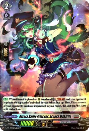 Aurora Battle Princess, Accuse Makarite (D-PR/085EN) [D Promo Cards]