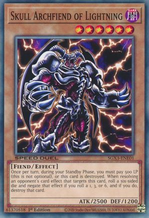 Skull Archfiend of Lightning [SGX3-ENE01] Common