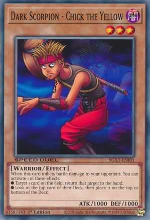 Dark Scorpion - Chick the Yellow [SGX3-ENI01] Common