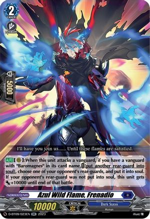 Azul Wild Flame, Frenadio (D-BT09/023EN) [Dragontree Invasion]