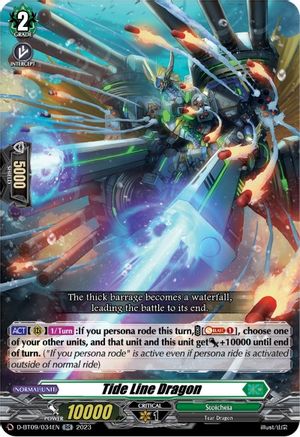 Tide Line Dragon (D-BT09/034EN) [Dragontree Invasion]