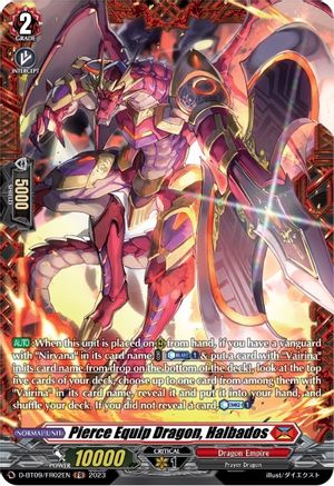 Pierce Equip Dragon, Halbados (D-BT09/FR02EN) [Dragontree Invasion]