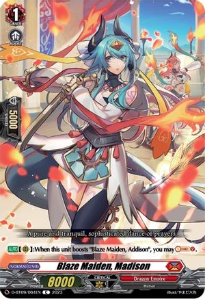 Blaze Maiden, Madison (D-BT09/064EN) [Dragontree Invasion]