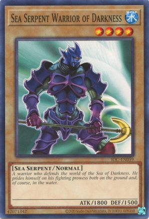 Sea Serpent Warrior of Darkness (25th Anniversary) [IOC-EN059] Common