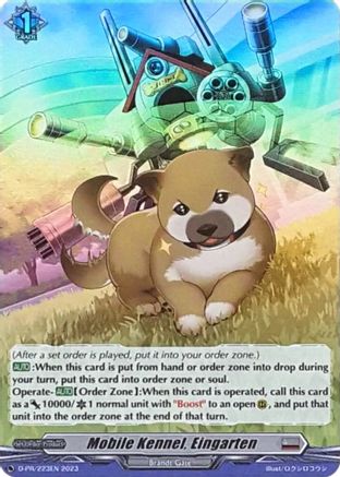 Mobile Kennel, Eingarten (Foil) (D-PR-/223EN) [D Promo Cards]