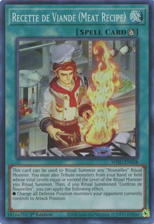 Recette de Viande (Meat Recipe) [WISU-EN038] Super Rare