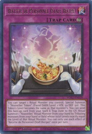 Recette de Personnel (Staff Recipe) [WISU-EN039] Rare