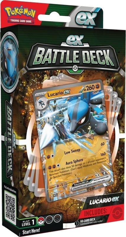 Pokemon TCG: Ex Battle Deck - Ampharos/Lucario *Sealed*