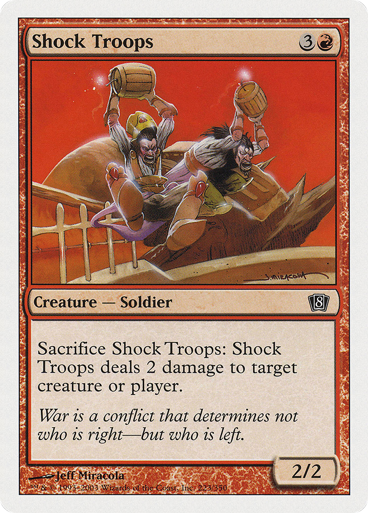 Shock Troops (8ED-223) - 8th Edition Foil