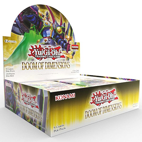 Yugioh! Booster Boxes: Doom of Dimensions *Sealed* (PRE-ORDER, SHIPS 25TH SEPT)
