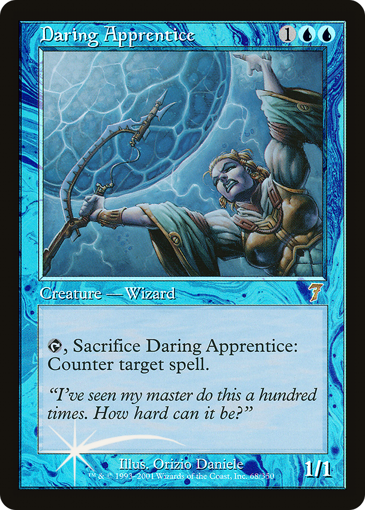 Daring Apprentice (7ED-68★) - 7th Edition Foil