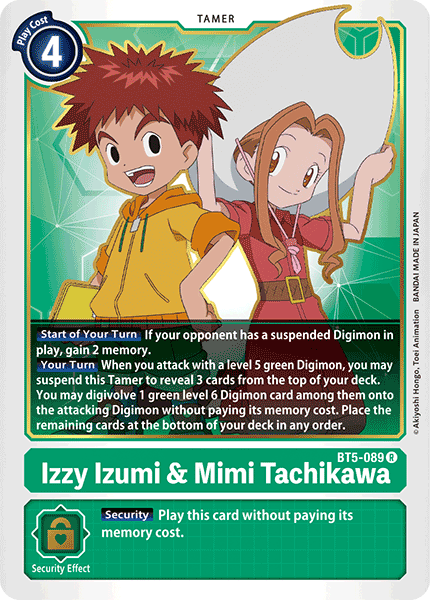 Izzy Izumi & Mimi Tachikawa [BT5-089] [Battle of Omni]
