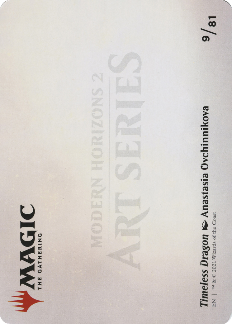 Timeless Dragon // Timeless Dragon (AMH2-009) - Modern Horizons 2 Art Series (Borderless)