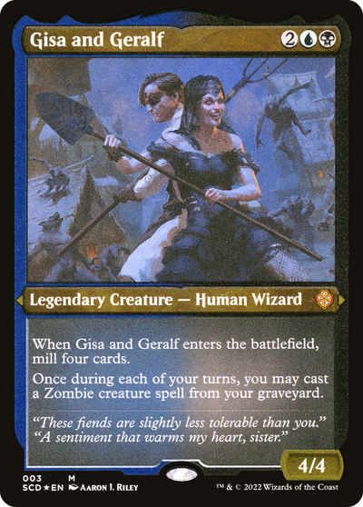 Gisa and Geralf (Foil Etched) [Starter Commander Decks]