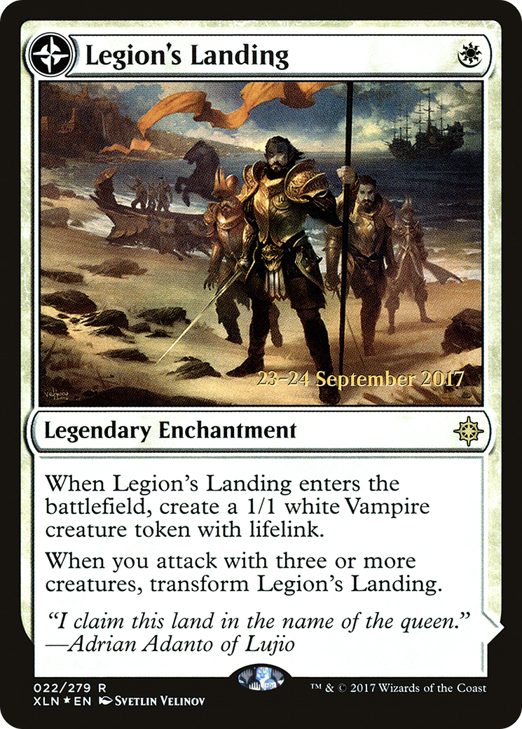 Legion's Landing // Adanto, the First Fort [Ixalan Prerelease Promos]