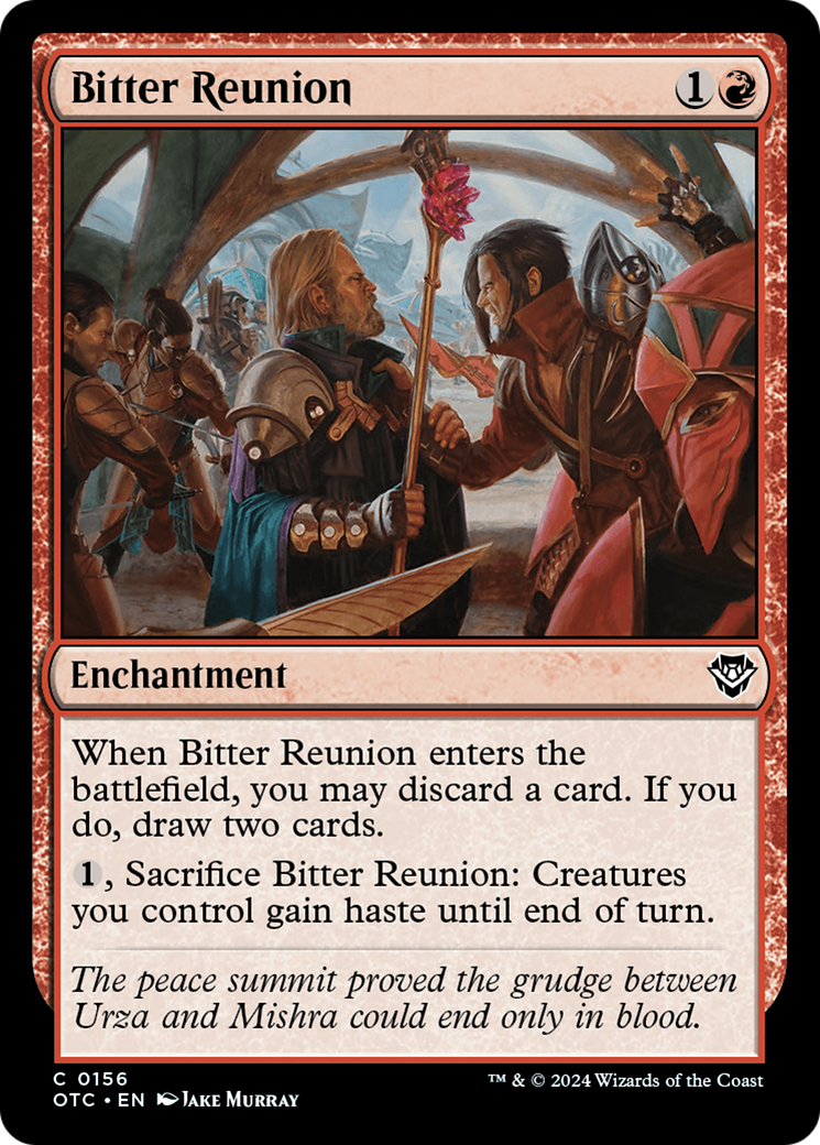 Bitter Reunion [Outlaws of Thunder Junction Commander]