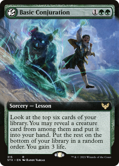 Basic Conjuration (Extended Art) [Strixhaven: School of Mages]