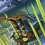 Bamboo Grove Archer // Bamboo Grove Archer (ANEO-020) - Neon Dynasty Art Series (Borderless)