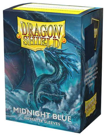Dragonshield Sleeves - Matte Midnight Blue (Standard Size 100 Pack)