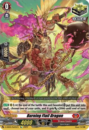 Burning Flail Dragon (D-SS05/Re05EN) [D-SS05: Festival Booster 2023]