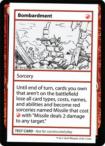 Bombardment (2021 Edition) [Mystery Booster Playtest Cards]