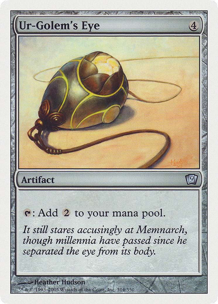 Ur-Golem's Eye (9ED-314) - 9th Edition Foil