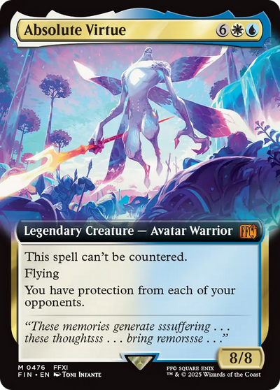 Absolute Virtue [FINAL FANTASY]: (Extended Art) Foil Mythic