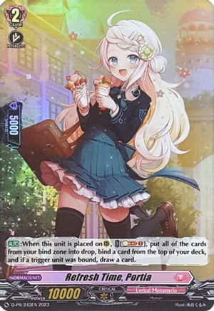 Refresh Time, Portia (Foil) (D-PR/243EN) [D Promo Cards]