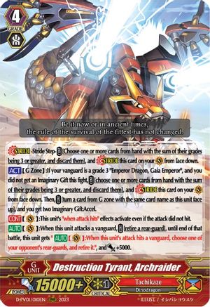 Destruction Tyrant, Archraider (D-PV01/010EN) [D-PV01: History Collection]