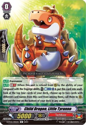 Child Dragon, Little Tyranno (D-PV01/190EN) [D-PV01: History Collection]