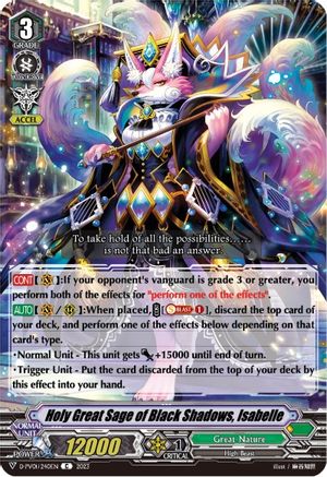 Holy Great Sage of Black Shadows, Isabelle (D-PV01/240EN) [D-PV01: History Collection]