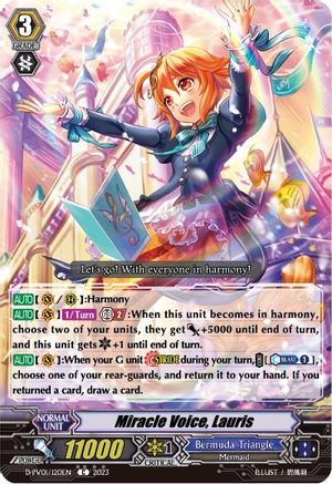Miracle Voice, Lauris (D-PV01/120EN) [D-PV01: History Collection]