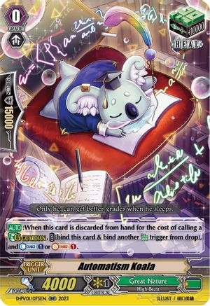 Automatism Koala (D-PV01/075EN) [D-PV01: History Collection]