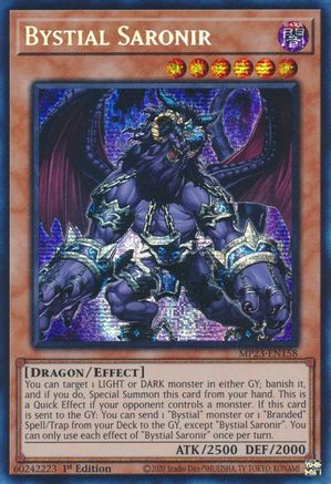 Bystial Saronir [MP23-EN158] Prismatic Secret Rare
