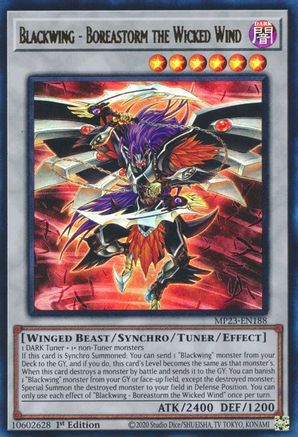 Blackwing - Boreastorm the Wicked Wind [MP23-EN188] Ultra Rare