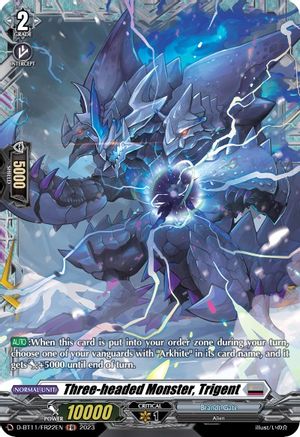 Three-headed Monster, Trigent (D-BT11/FR22EN) [Clash of the Heroes]
