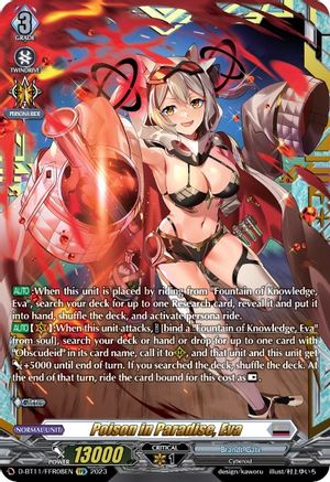 Poison in Paradise, Eva (D-BT11/FFR08EN) [Clash of the Heroes]