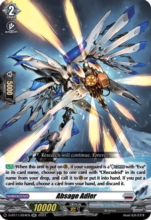 Absage Adler (D-BT11/024EN) [Clash of the Heroes]