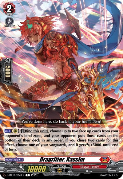 Dragritter, Kassim (D-BT11/059EN) [Clash of the Heroes]