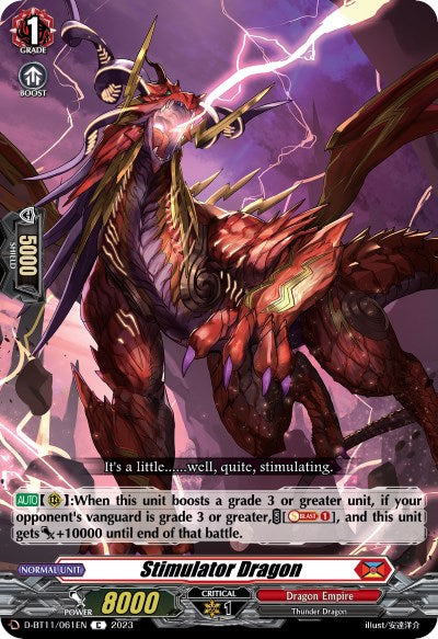 Stimulator Dragon (D-BT11/061EN) [Clash of the Heroes]