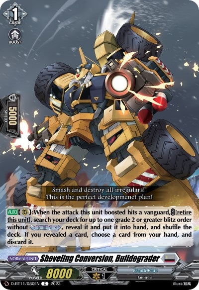 Shoveling Conversion, Bulldograder (D-BT11/080EN) [Clash of the Heroes]