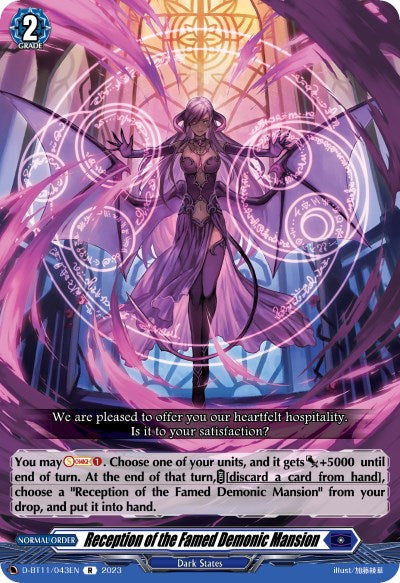 Reception of the Famed Demonic Mansion (D-BT11/043EN) [Clash of the Heroes]