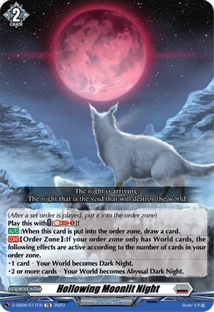 Hollowing Moonlit Night (D-SS08/017EN) [D-SS05: Festival Booster 2023]